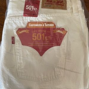 Levi’s 501 CT 28x32 white